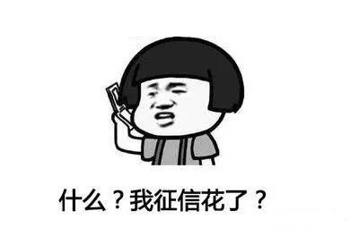 征信花了是什么意思?