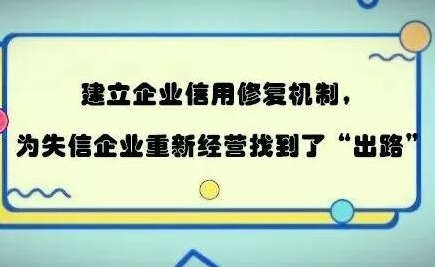 企业行政处罚信用修复